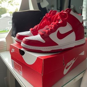 Nike Dunk High (GS) 7Y University Red